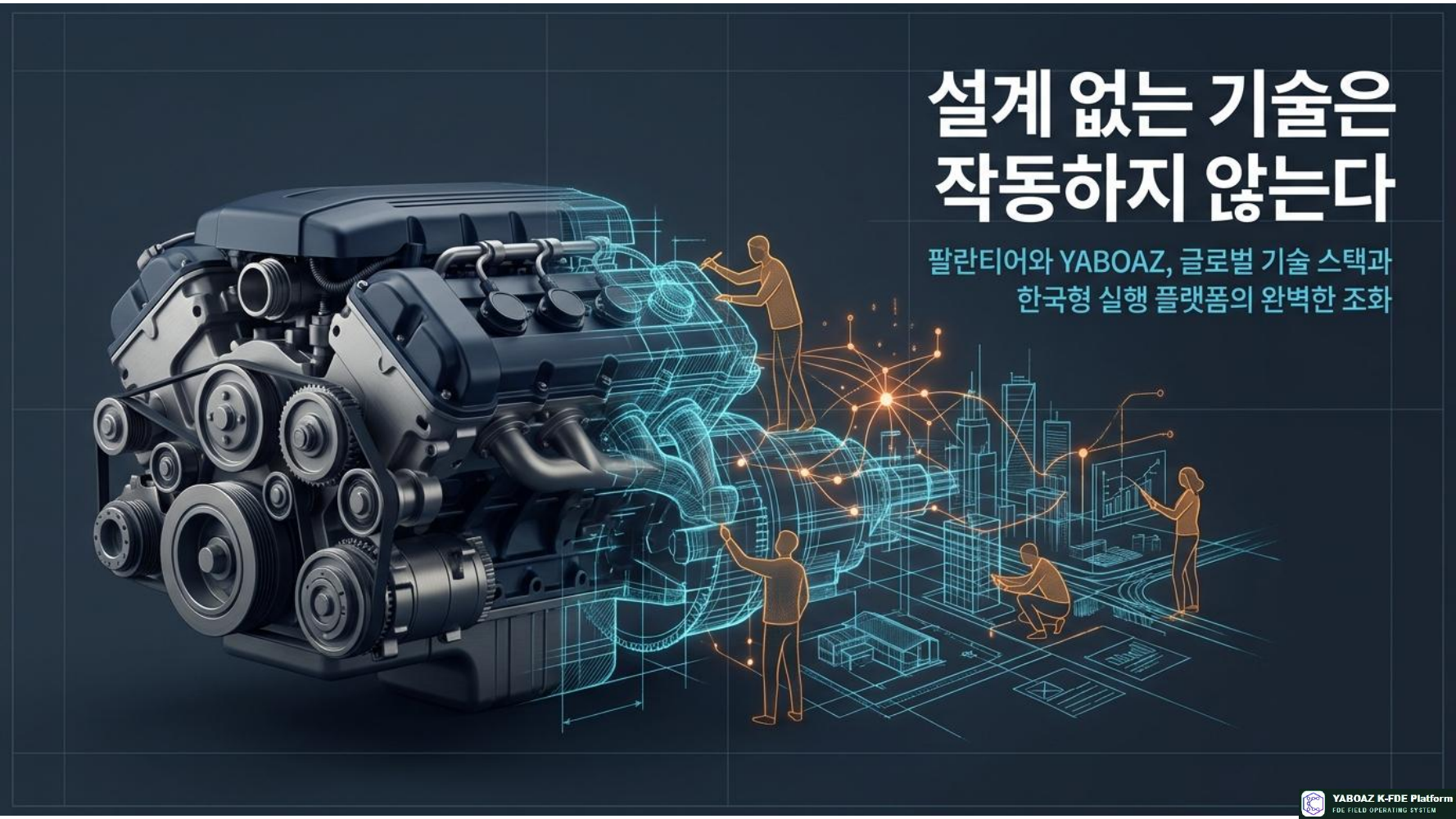 팔란티어와 Yaboaz 글로벌 기술 스택과 한국형 실행 플랫폼의 조화 1페이지
